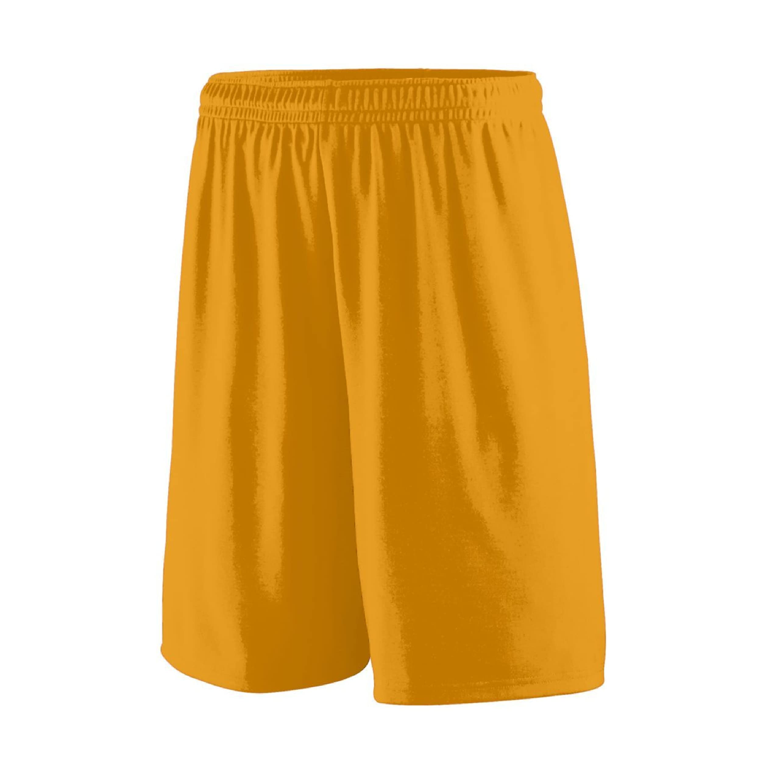 Augusta Sportswear Youth Training Shorts - 9-Inch Inseam Athletic Gym Shorts for Teen Boys & Girls | Perfect for Basketball, Soccer & School Sports Practice