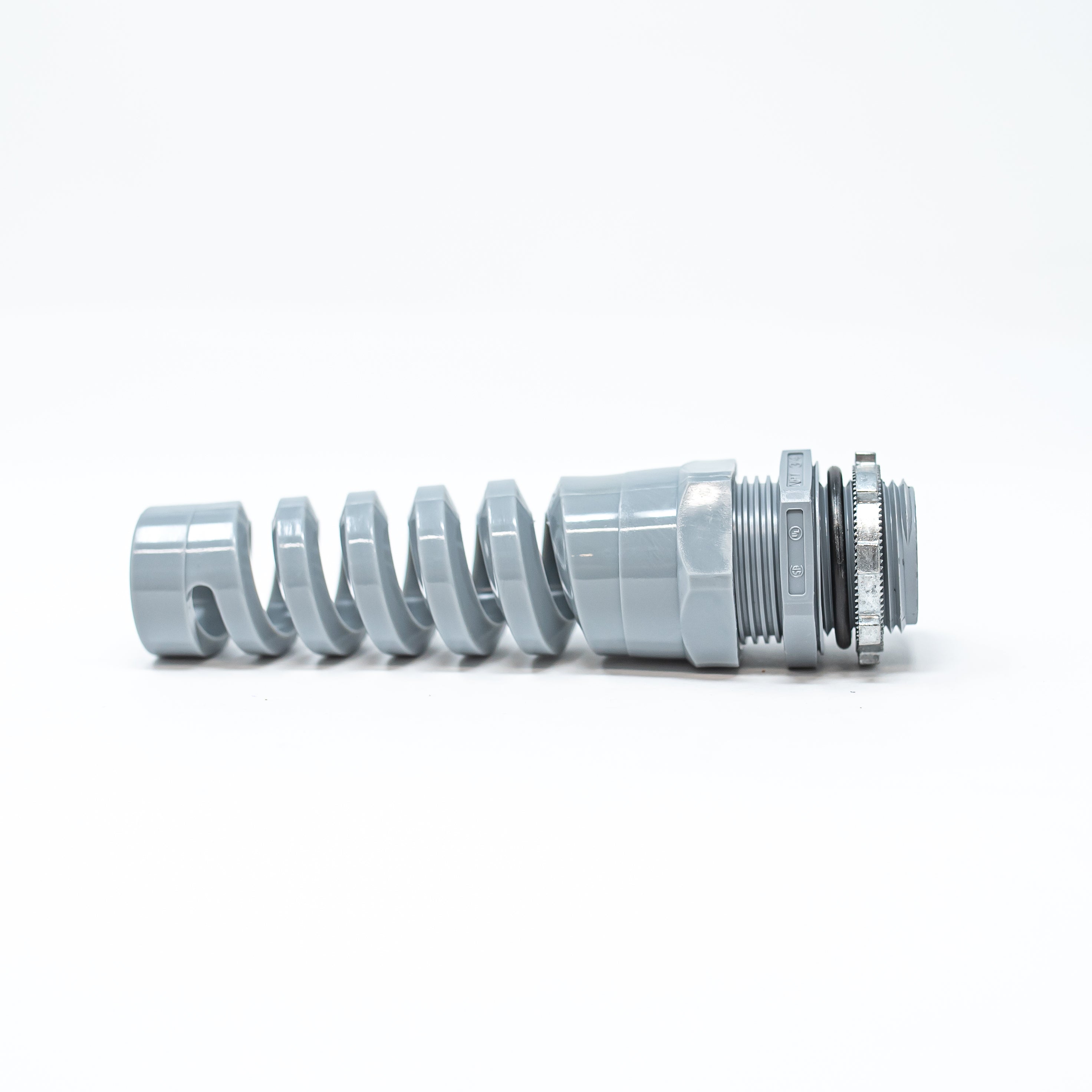 Heavy Duty Cord Grip with Pigtail Strain Relief - Secure Cable Protection for Industrial Equipment, Outdoor Lights & Power Tools (NEMA 4X Rated)
