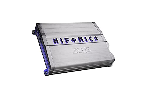 Hifonics ZG-1800.1D Zeus Gamma 1800W Monoblock Car Amplifier - 1 Channel Class D Subwoofer Amp with Gravity Magnet Phone Holder - Perfect for Car Audio Systems, Bass Boost & Sound Upgrades