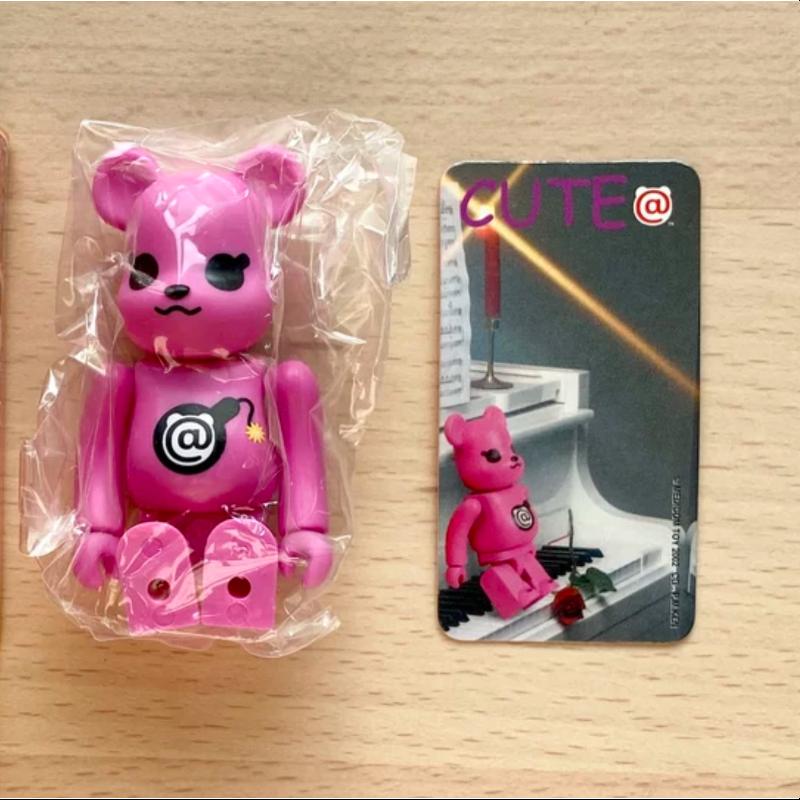 Be@rbrick Series 3 CUTE BOMB Bear Pink 100% Collectible Vinyl Art Toy - Perfect for Display, Gifts & Anime Collections