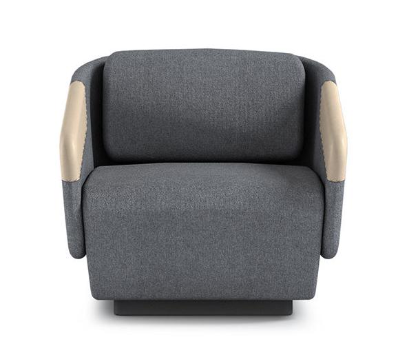 Casamania Worn Lounge Chair - Modern Comfortable Living Room Furniture for Relaxing & Reading | Perfect for Home, Office & Lounge Spaces