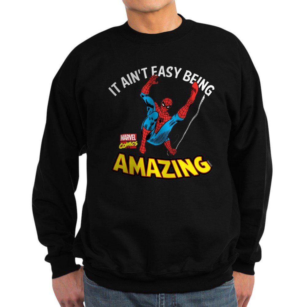 Spider-Man Amazing Graphic Sweatshirt - Marvel Superhero Hoodie for Men & Women | Perfect for Cosplay, Halloween & Casual Wear