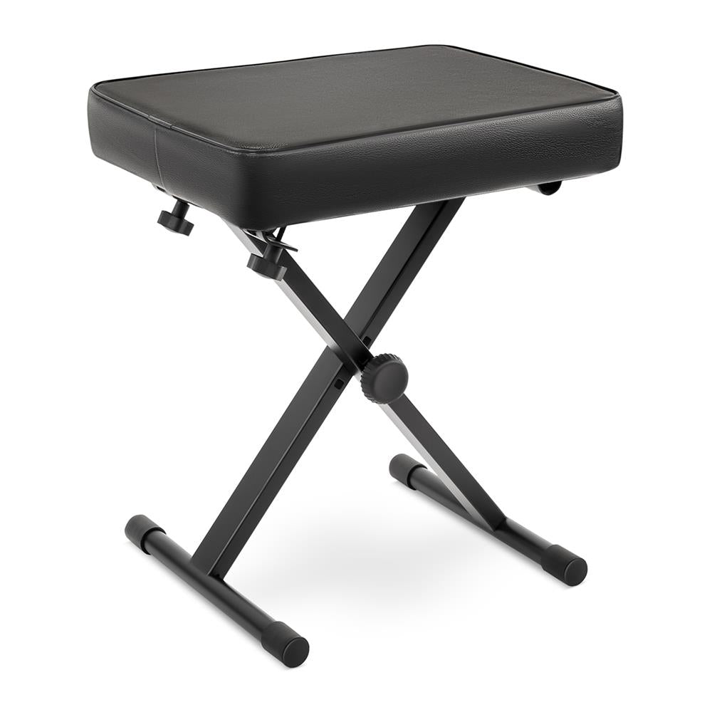 Adjustable Padded Keyboard Bench - Ergonomic Piano Stool with Thick Cushion for Comfortable Playing - Perfect for Home Studios, Music Classrooms & Professional Performances