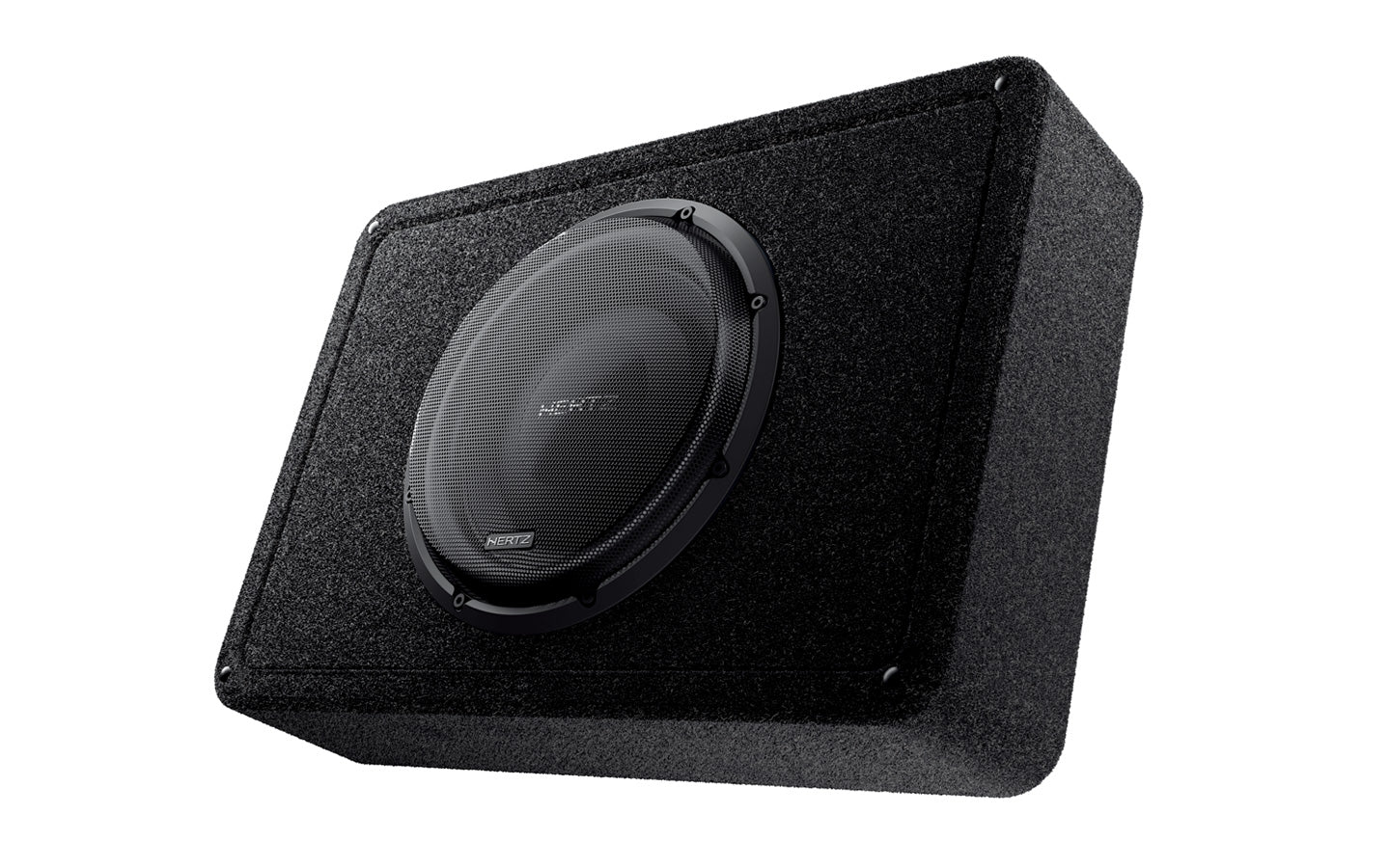 Hertz MPBX 300 S2 Mille 12 Ultra Shallow Sealed Subwoofer Enclosure - Premium Car Audio Bass Box for Trucks, SUVs & Custom Vehicles - Perfect for Tight Spaces & Powerful Sound Systems
