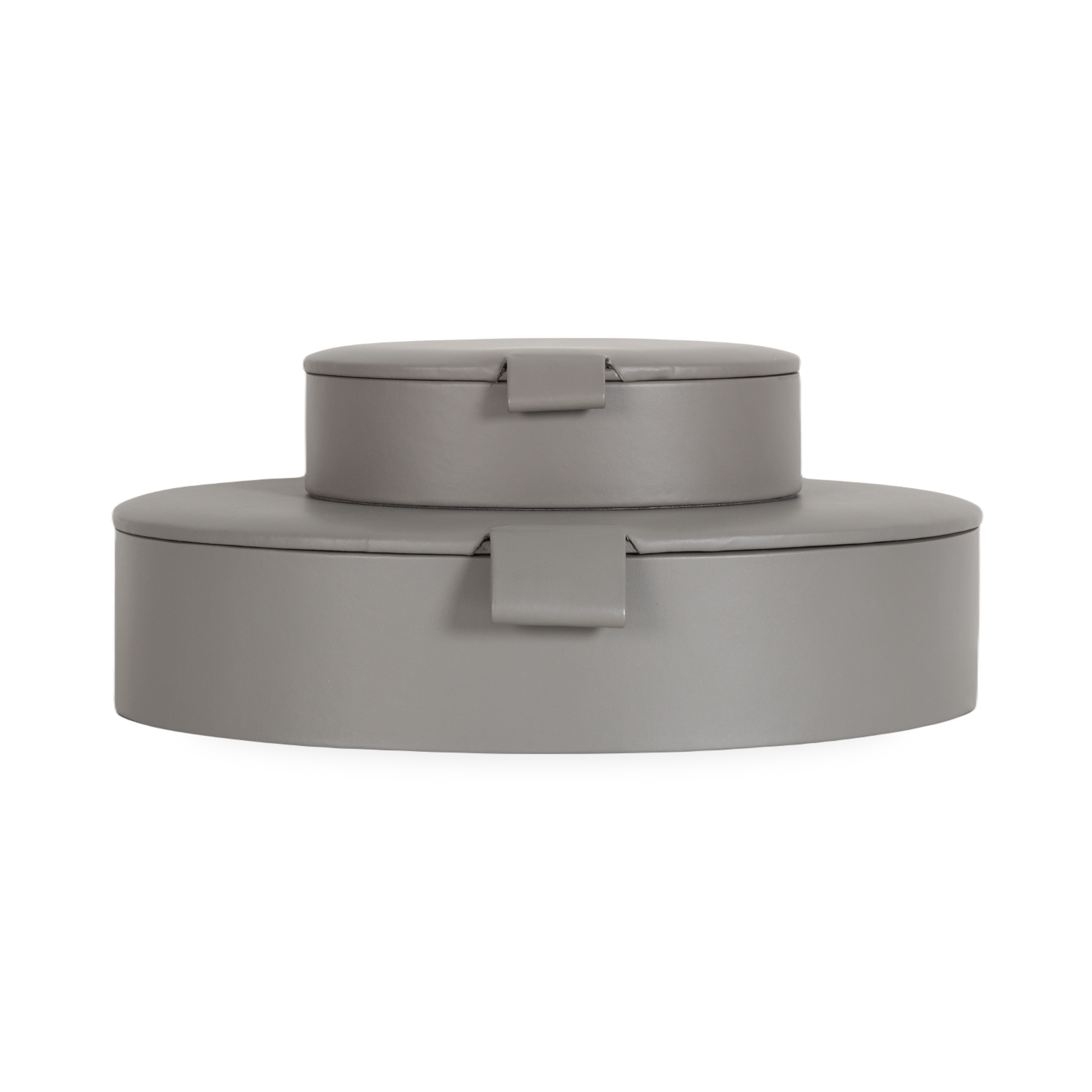 Premium Genuine Leather Oval Jewelry Box - Elegant Storage for Rings, Necklaces & Keepsakes | Perfect for Gifts, Travel & Home Decor