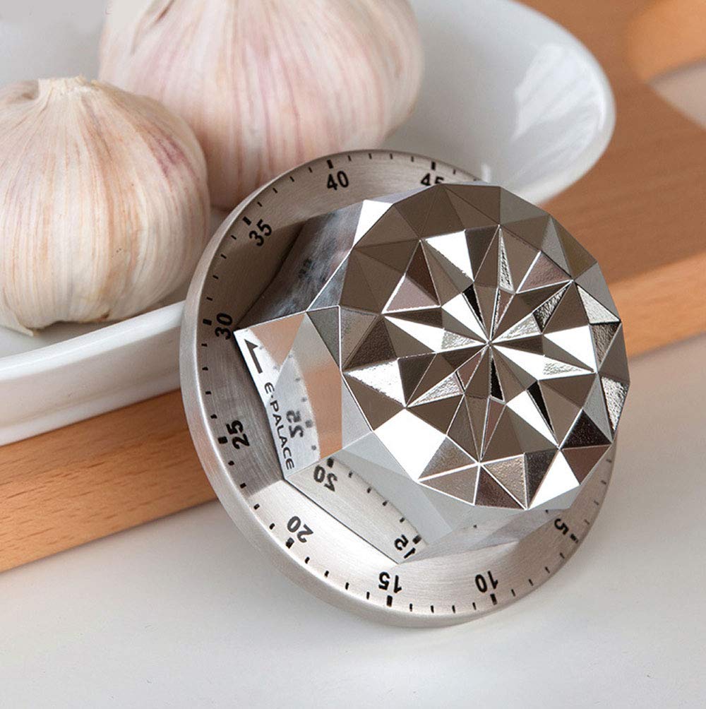 60-Minute Mechanical Kitchen Timer with Loud Alarm for Cooking & Baking