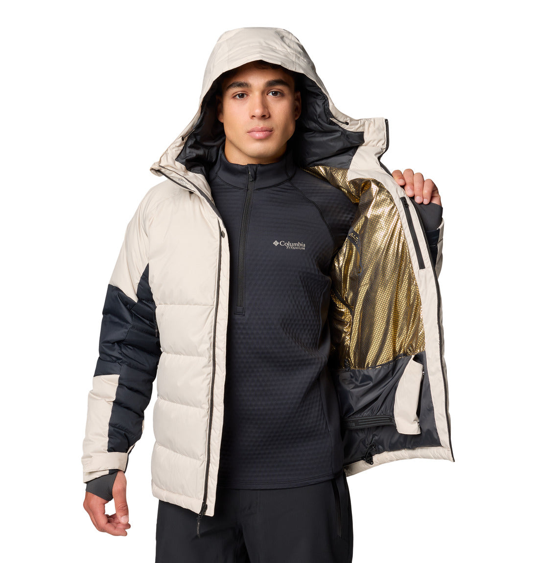 Columbia Roaring Fork™ II Down Jacket for Men - Lightweight Warm Winter Coat for Outdoor Activities, Hiking & Camping