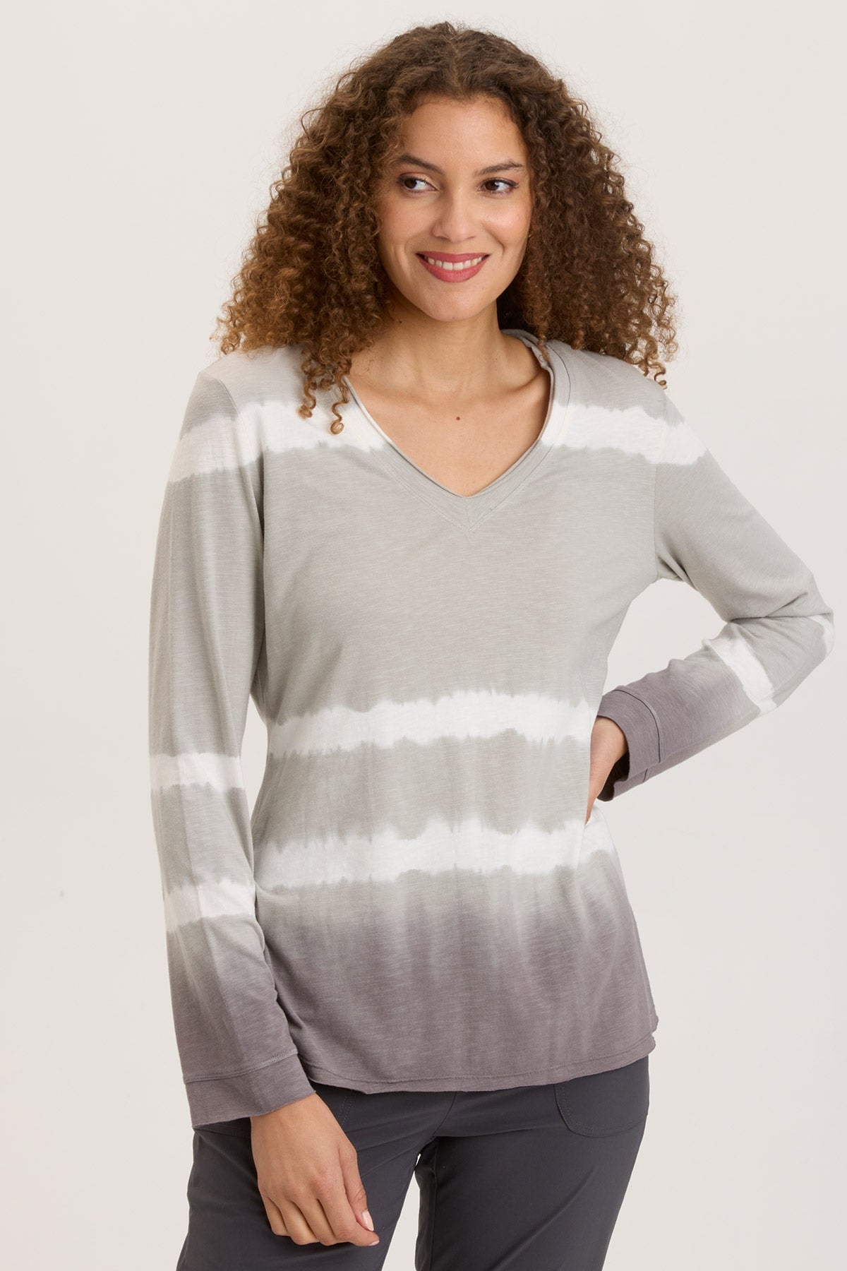 Trina Top Caravel Wash Overcast - Stylish Women's Casual T-Shirt for Everyday Wear, Outings & Relaxation