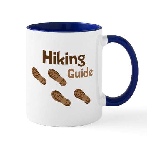 White/Navy Inside - Hiking Guide Mugs