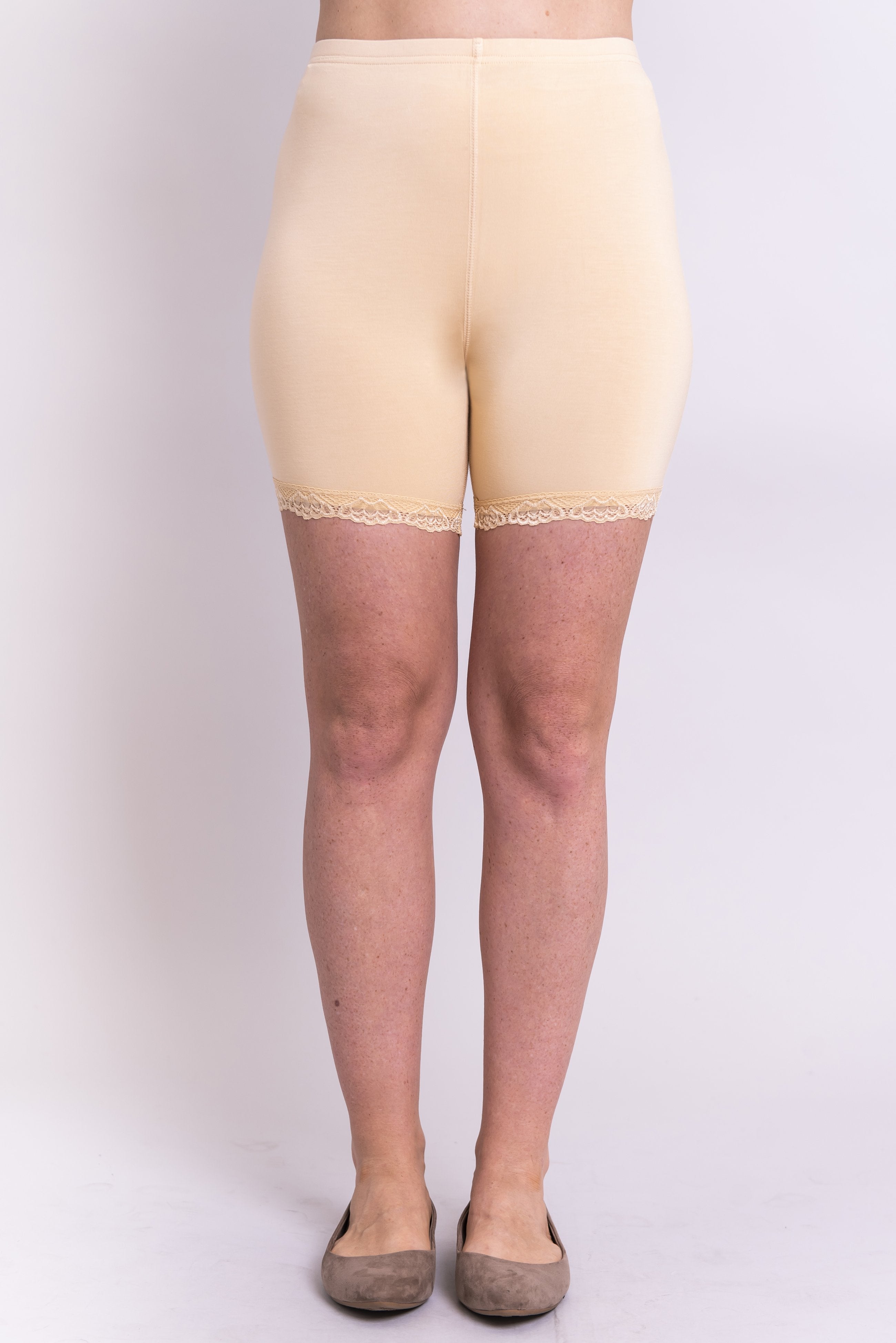 Soft & Breathable Kitty Undershorts - Beige Bamboo Fiber Underwear for Women | Comfortable Everyday Wear, Lounge & Sleep