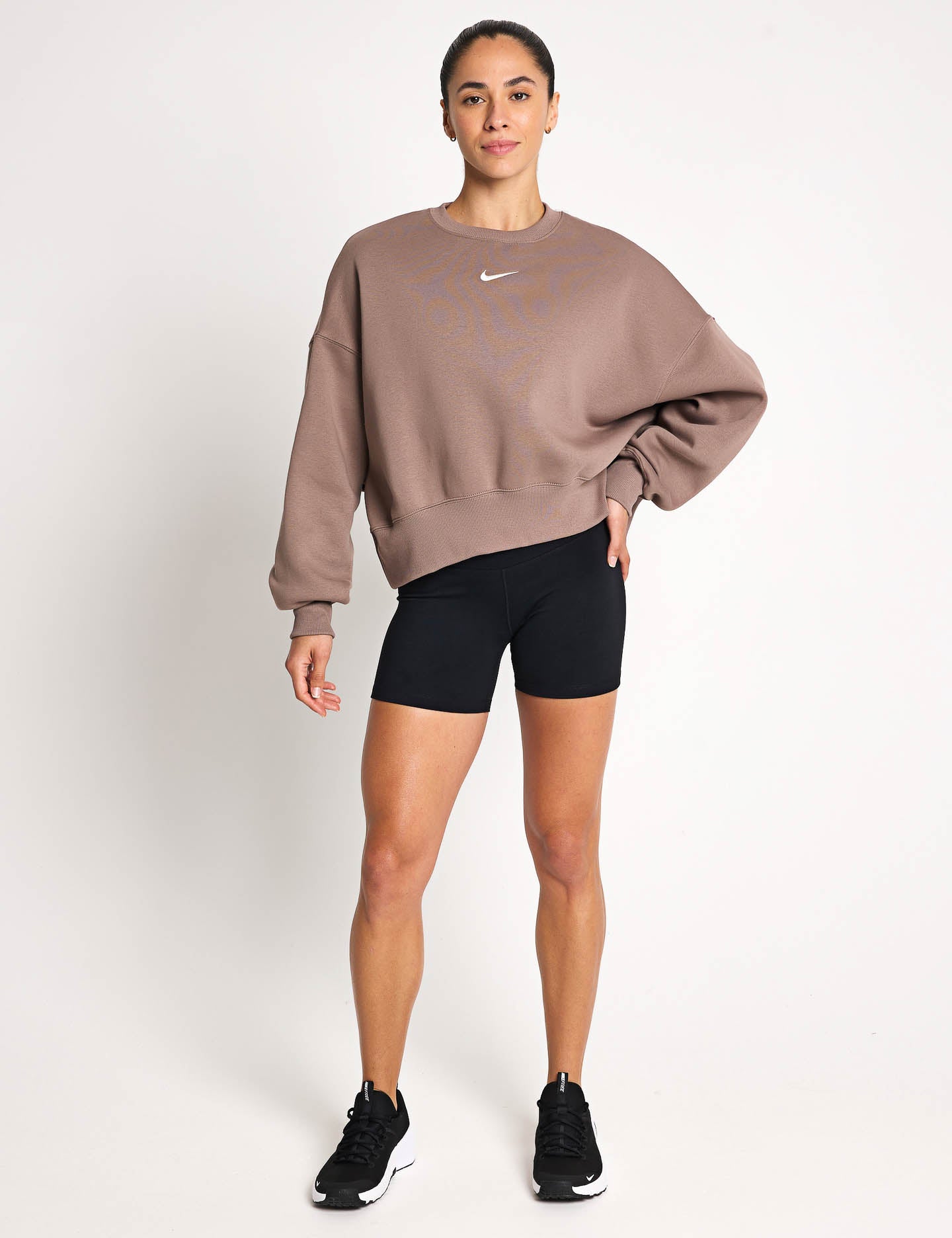 Phoenix Fleece Sweatshirt for Men & Women - Soft Mink Brown/Sail Sportswear - Gym, Running & Casual Wear