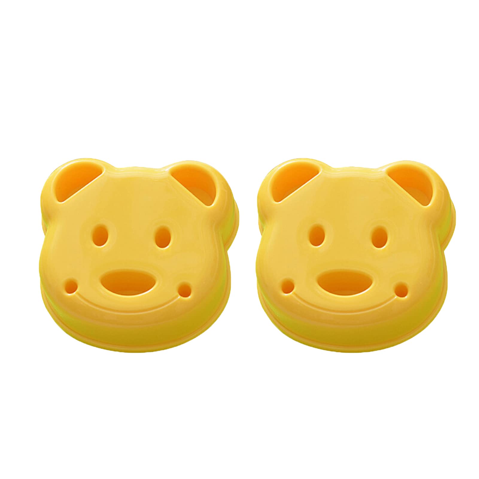 2pcs Bear-Shaped Sandwich Mold Cutter Set - Fun Bread & Sandwich Shapers for Kids, Adults & Family - Perfect for School Lunches, Picnics & Party Snacks