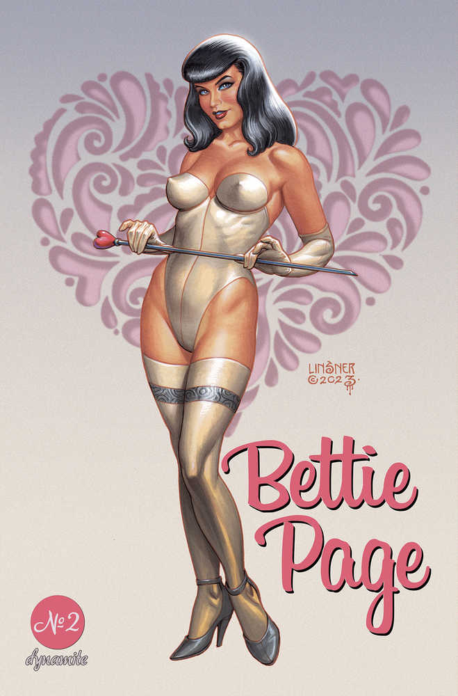 Bettie Page #2 Cover A Linsner - Vintage Pinup Art Comic Book - Perfect for Collectors, Retro Decor & Pop Culture Enthusiasts