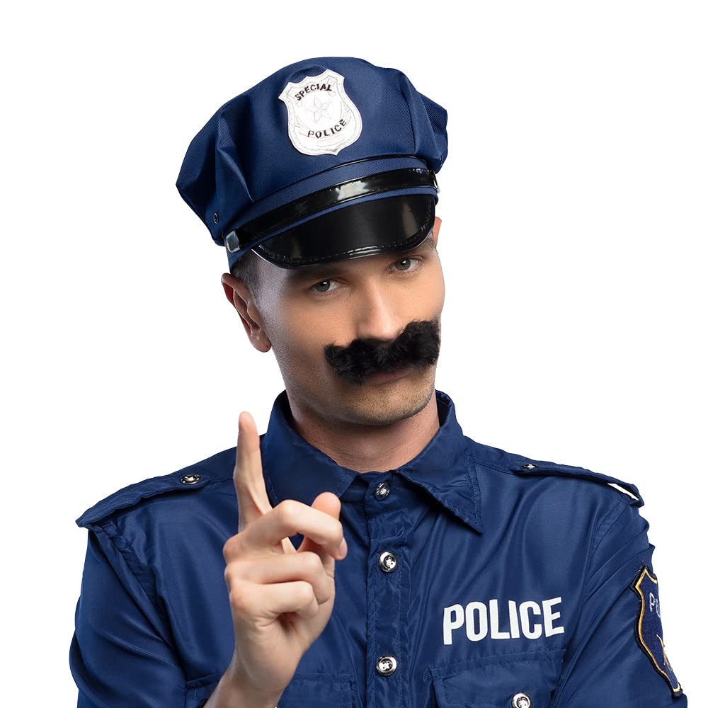 Boland Self-Adhesive Polyester Beard - Costume & Makeup Accessory for Carnival & Parties