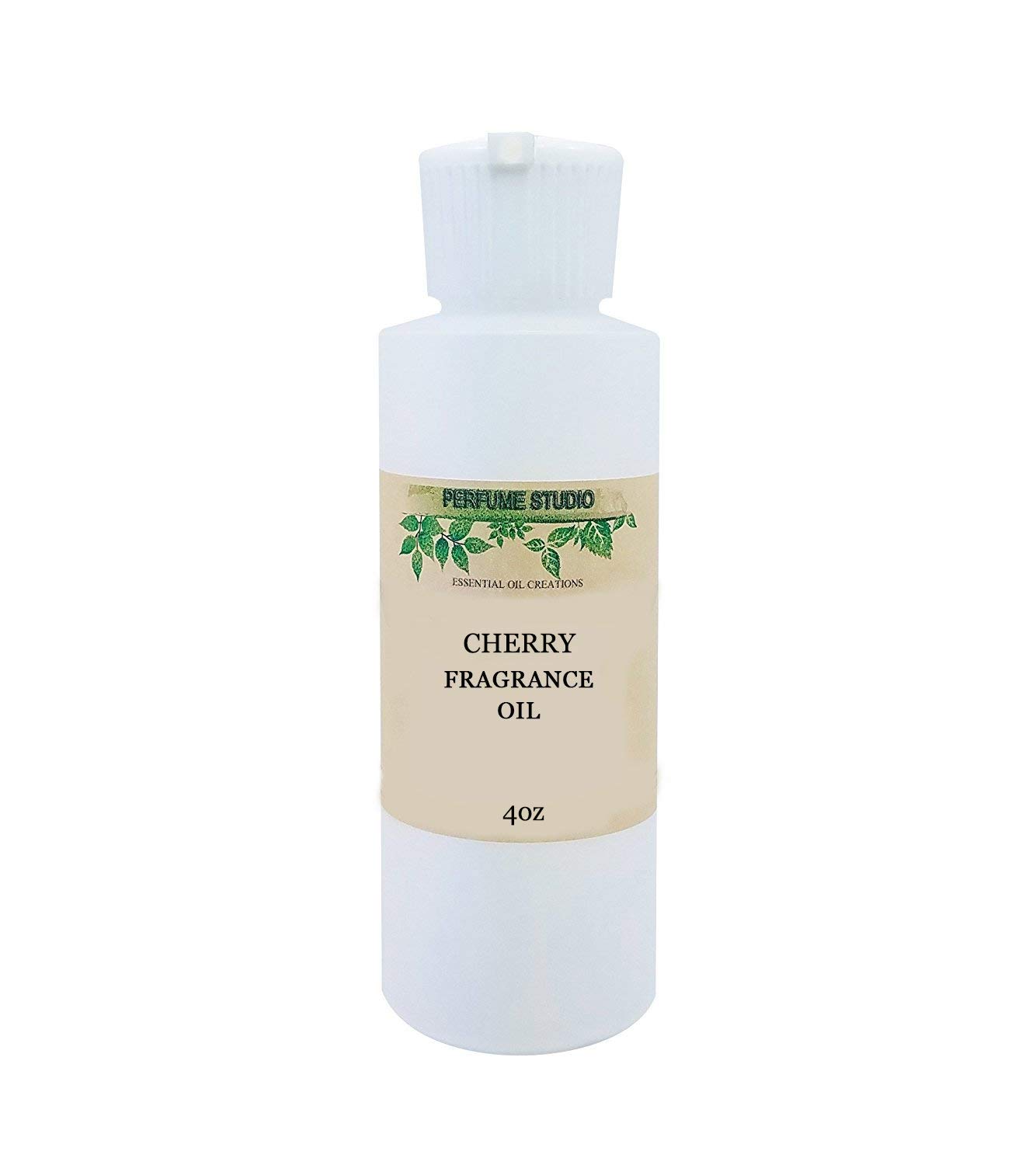 Pure Undiluted Cherry Fragrance Oil - 4oz for Soap Making, Candles, Perfumes | Essential Oil for DIY Bath Bombs, Massage Oils & Car Air Fresheners | Home Scent & Aromatherapy Use