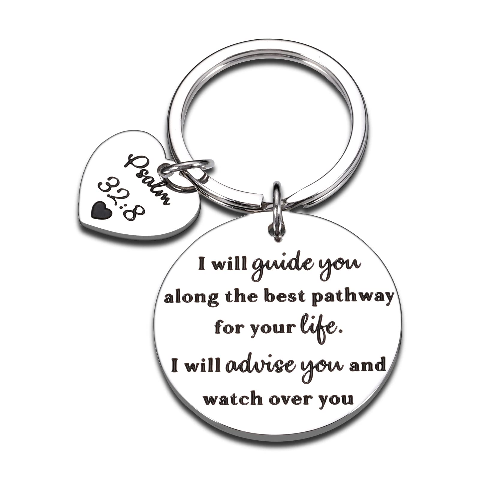 First Communion Gifts for Girls & Boys - Religious Christian Keychain with Bible Verse - Perfect for Easter Basket Stuffers, Birthday, Baptism - Ideal Gift for Daughter, Son, Granddaughter (Great for Church Events & Daily Faith Inspiration)