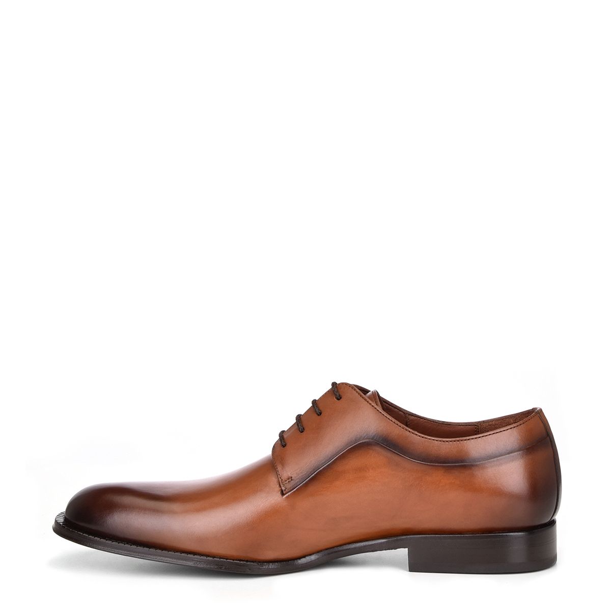 Men's Classic Leather Derby Shoes - Cuadra Honey Plain Dress Shoes for Formal & Casual Wear | Office, Wedding & Everyday Outfits