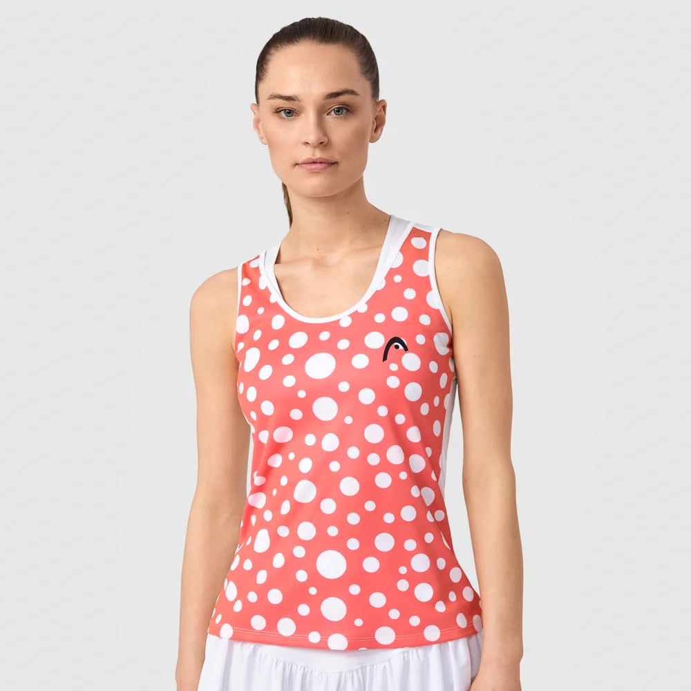 Women's Spirit II Tank Top - Breathable & Comfortable Workout Shirt in Grapefruit Color - Perfect for Yoga, Gym & Running