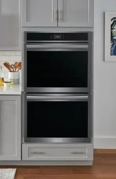 Frigidaire Gallery GCWD3067AD 30-Inch Double Electric Wall Oven - 15+ Cooking Modes, Black Stainless Steel - Perfect for Baking, Roasting & Family Meals