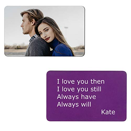 Purple: Full Color Photo Printing + Text Engraving