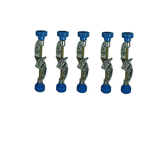 Laboy Adjustable Alloy Bosshead Clamp Holder for 16mm Rods - 5 Pack - Perfect for Laboratory Equipment, Science Experiments & DIY Projects