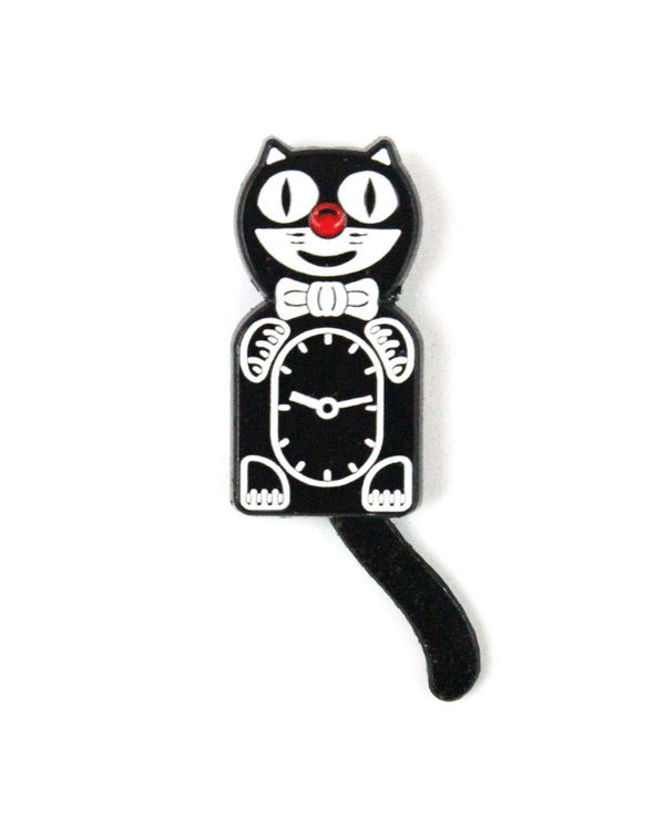 Funny Cat Wall Clock with Moving Tail - Cute Silent Non-Ticking Battery Operated Kitchen Decor for Home Office & Kids Room