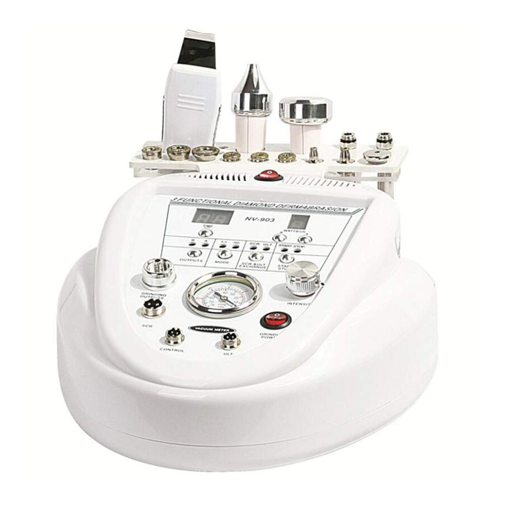 Professional Diamond Dermabrasion Machine for Face - 3-in-1 Skin Peeling, Rejuvenation & Tightening - Salon Quality Facial Care Equipment for Acne Scars, Wrinkles & Anti-Aging - Perfect for Spa, Beauty Clinics & Home Use