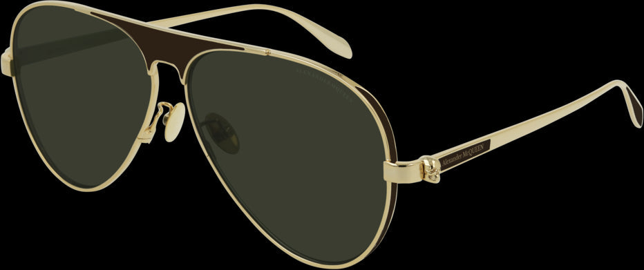 Alexander McQueen AM0201S Sunglasses - Luxury Designer Shades for Men & Women - UV Protection & Polarized Lenses - Perfect for Driving, Travel & Fashion Accessories
