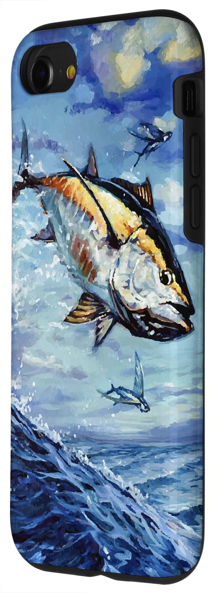 iPhone SE (2020) / 7 / 8 Cute Bluefin Tuna Fishing Case - Durable Protective Phone Cover for Deep Sea Fishing Enthusiasts | Perfect Gift for Anglers & Marine Life Lovers