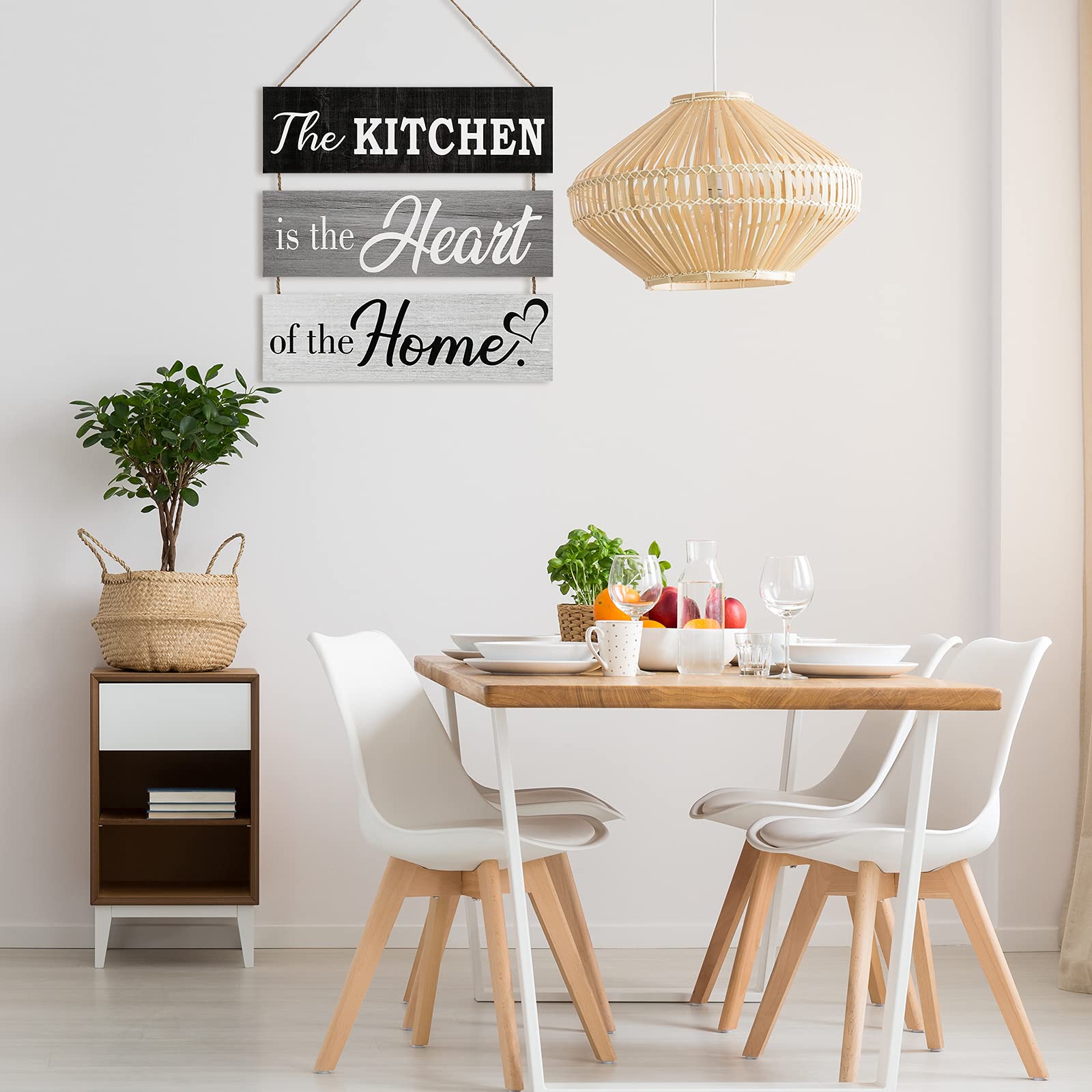 Rustic Wooden Kitchen Wall Sign Decor for Home & Outdoor