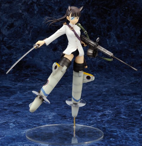 Strike Witches Mio Sakamoto 1:8 Scale PVC Anime Figure - Perfect for Collectors, Display, and Anime Fans