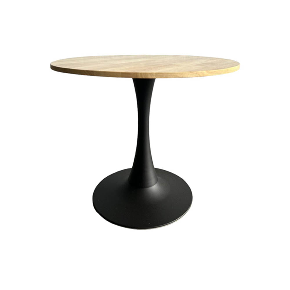 Round Wood Side Table - Modern & Stylish End Table for Living Room, Bedroom, or Office - Perfect for Coffee, Books, or Decor