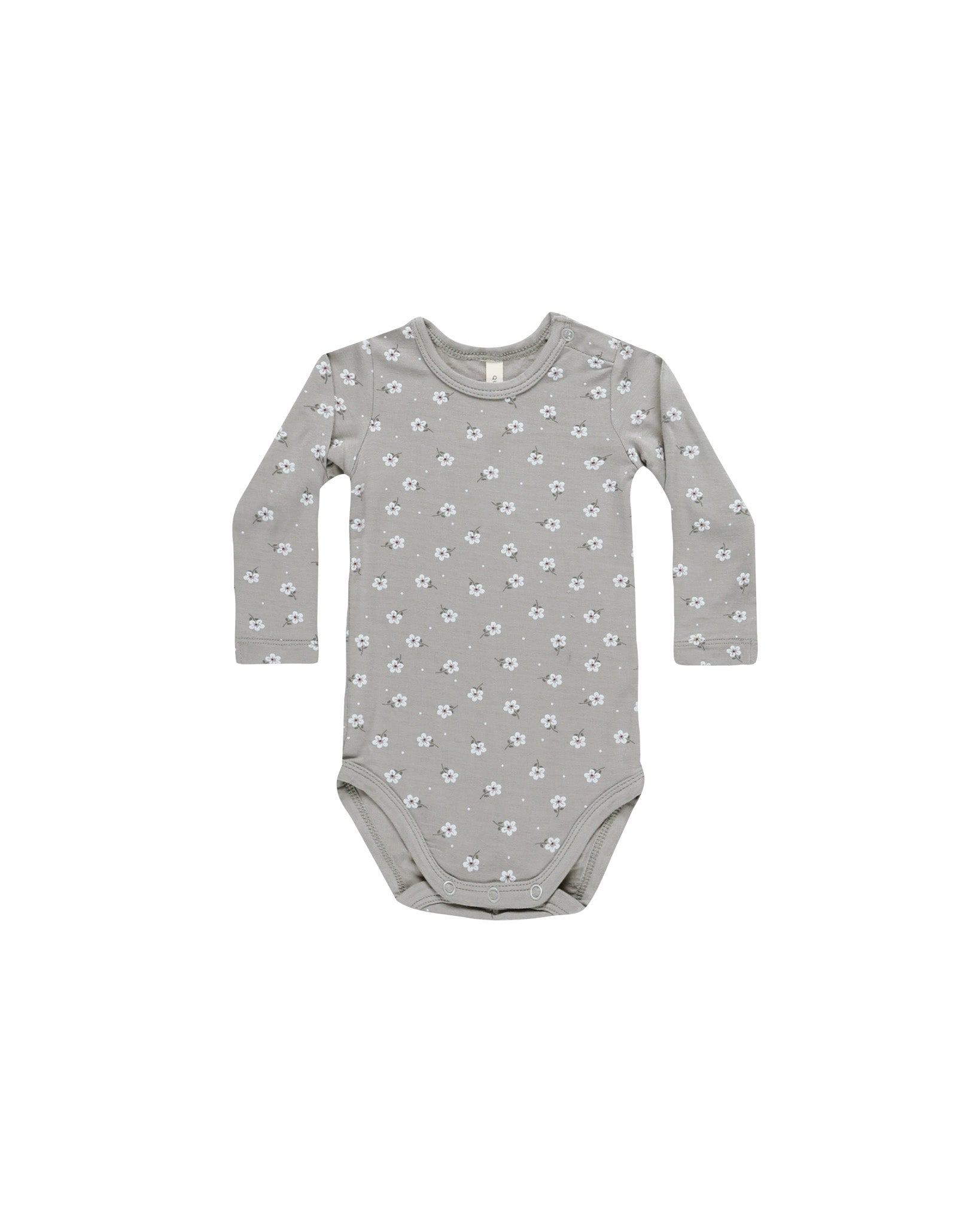 Quincy Mae Blue Ditsy Print Baby Onesie - Soft Cotton Bodysuit for Newborns & Infants | Perfect for Playtime, Sleepwear & Everyday Comfort
