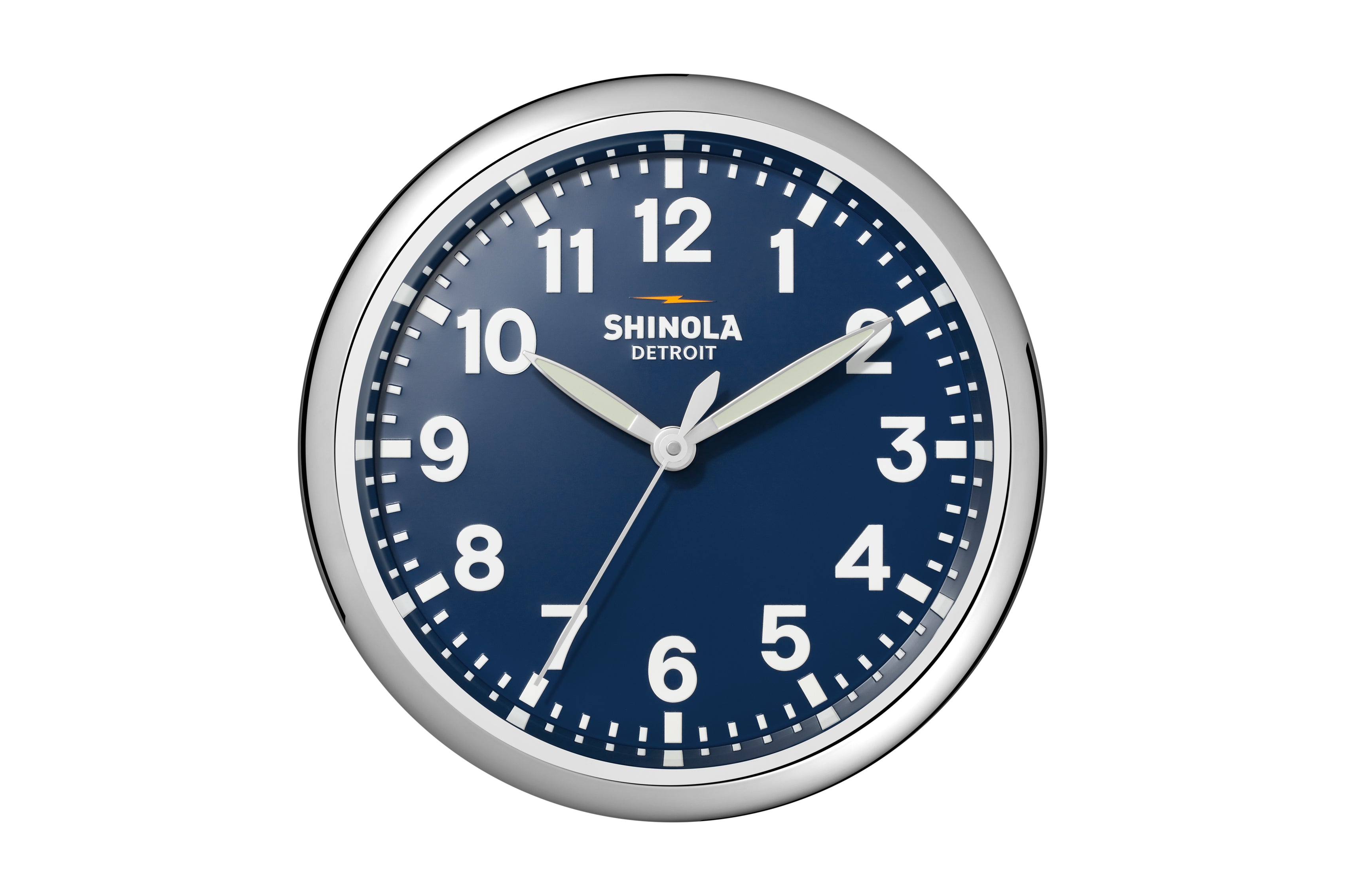 Shinola 14 Inch Runwell Wall Clock - Premium Analog Quartz Clock - Perfect for Living Room, Bedroom, Office & Home Decor