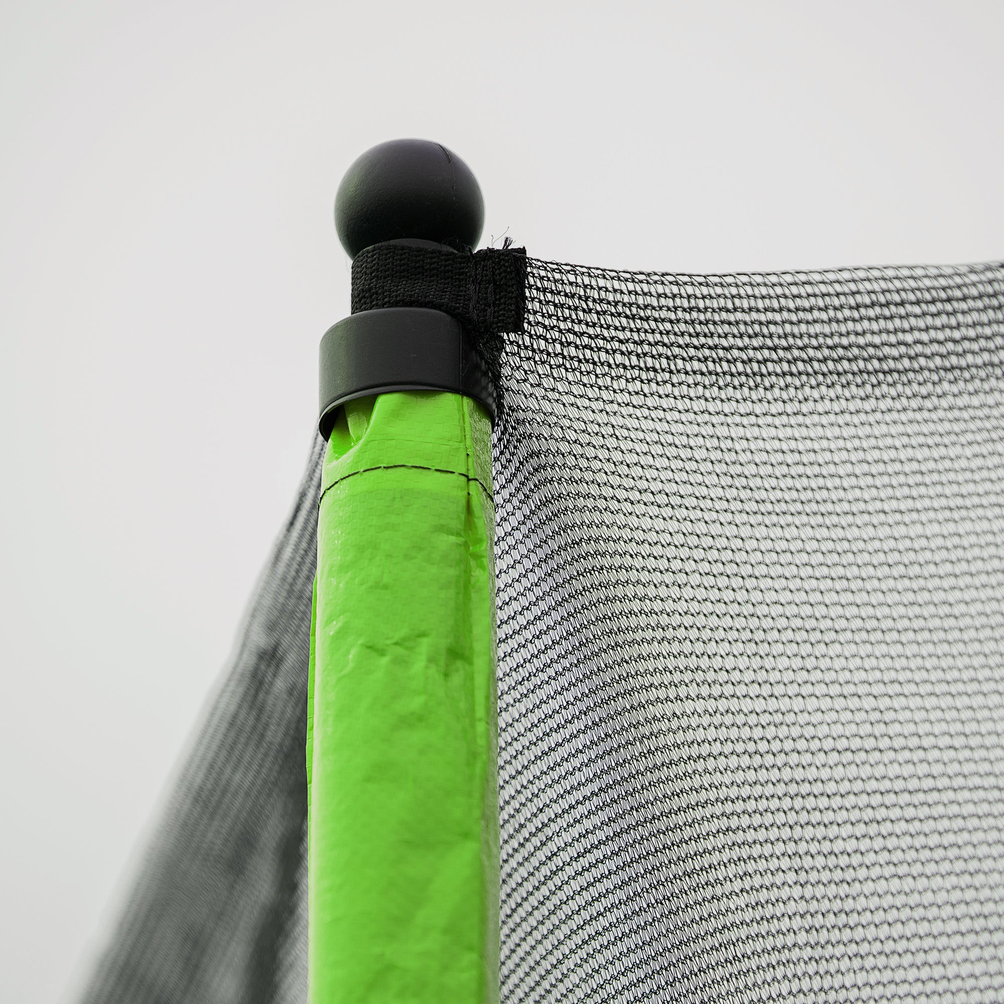 15FT Trampoline with Basketball Hoop, Air Pump & Safety Ladder - Heavy Duty Outdoor Bounce Mat with Enclosure Net for Kids & Adults - Perfect for Backyard Fun, Exercise & Family Activities (Green)