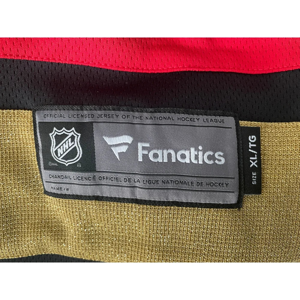 Vegas Golden Knights Men's Black Reverse Retro 2.0 Breakaway Hockey Jersey - Official Fanatics Branded NHL Player Jersey for Games, Parties & Fan Events