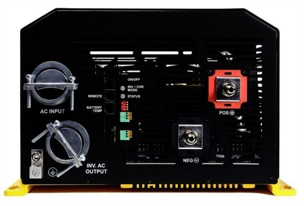 2000W 12V Pure Sine Wave Power Inverter Charger with Remote Control - GP IC 2000 12 PKG - Perfect for RVs, Boats, Camping & Emergency Power Backup
