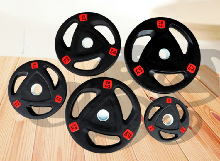 Best Barbell Weight Plates for Home Gym - Durable Single Weight Plates for Weightlifting & Strength Training | Perfect for CrossFit, Powerlifting & Home Workouts