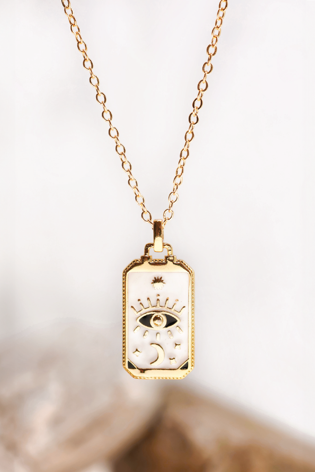Evil Eye Necklace for Women - Protection & Good Luck Charm - Dainty Gold & Silver Pendant Jewelry - Perfect for Everyday Wear, Gifts & Spiritual Healing
