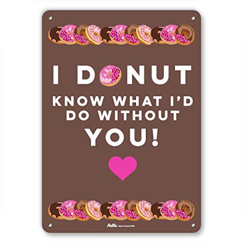 Valentine Donut Brown On White