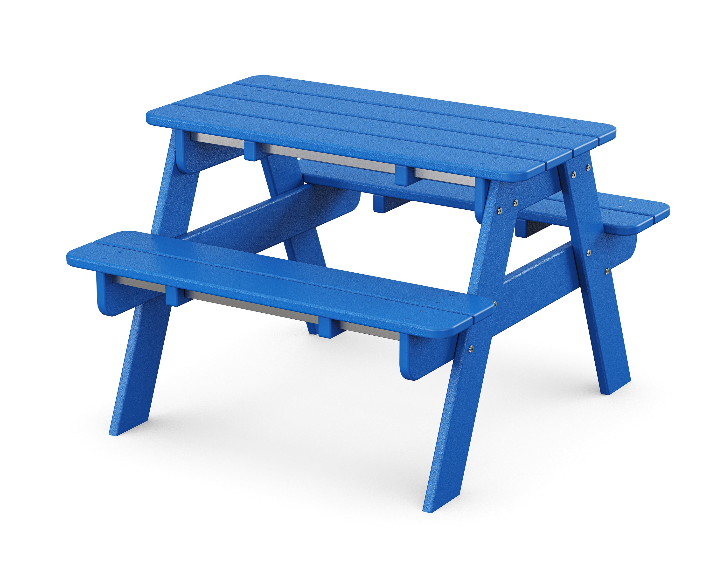 POLYWOOD Kids Picnic Table - Outdoor Durable Plastic Children's Picnic Bench Set for Backyard, Park & Playground - Perfect for Family Gatherings, Birthday Parties & Outdoor Dining