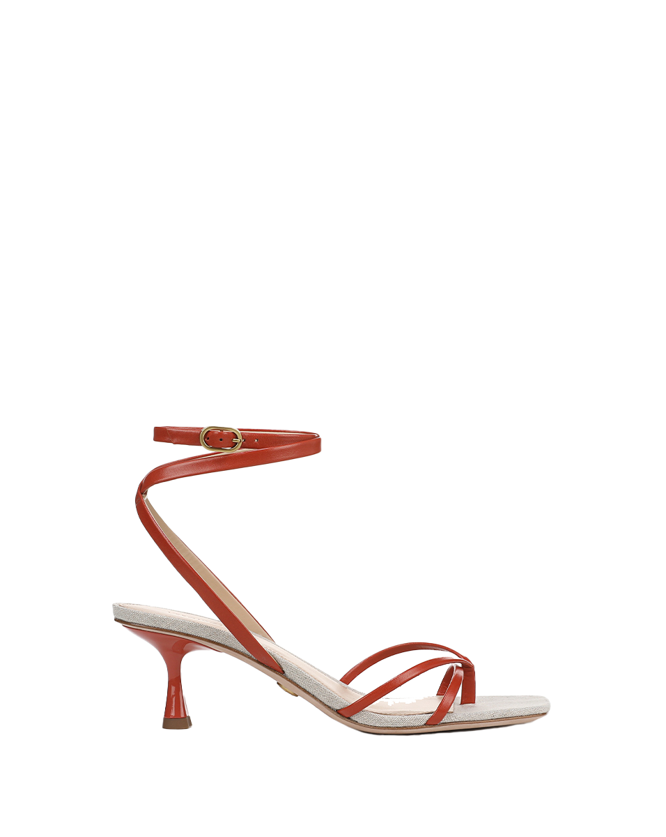 Caterina Leather Ankle Wrap Sandals for Women - Comfortable Strappy Summer Shoes - Perfect for Beach, Vacation & Casual Outfits