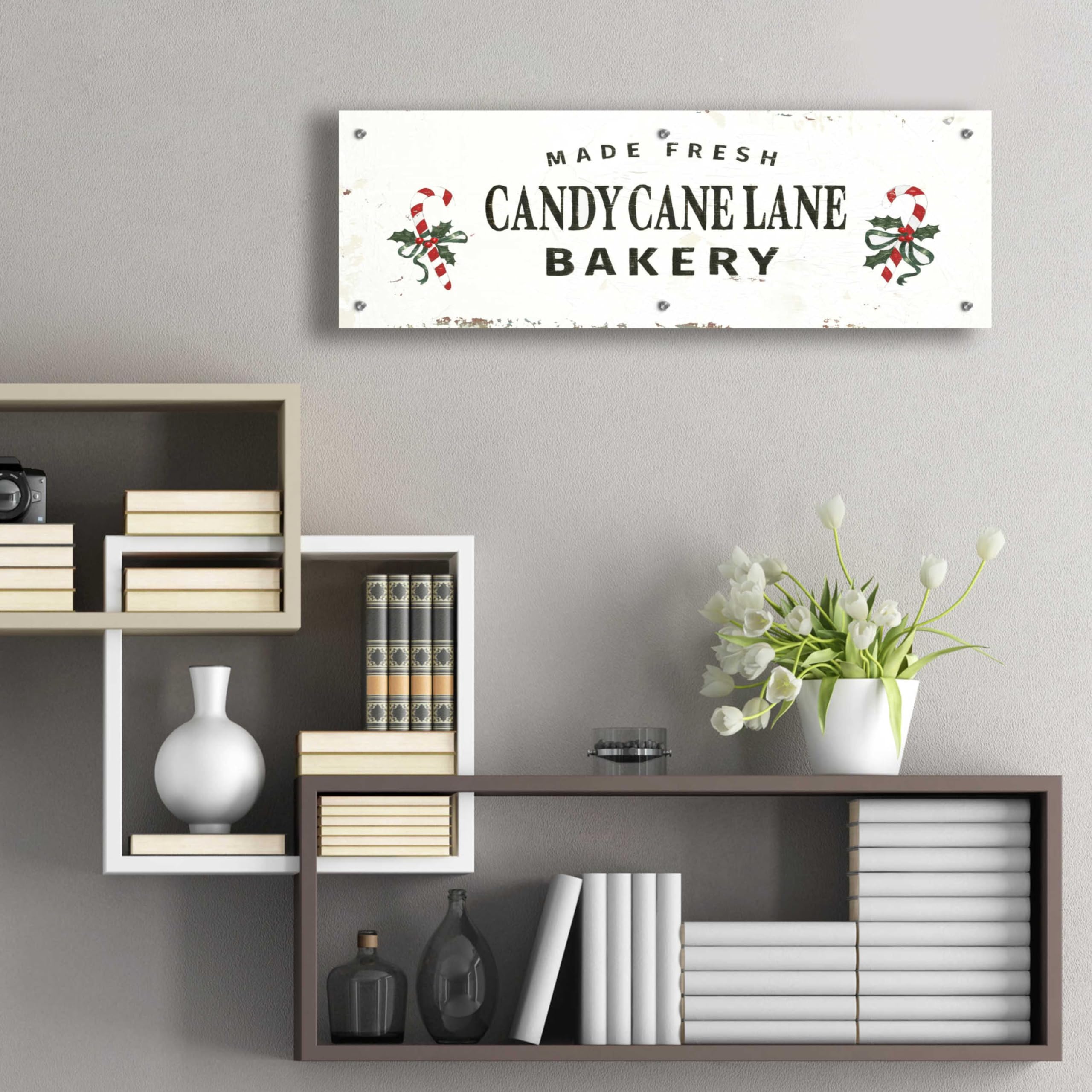 James Wiens 'Christmas in the Heartland V' Acrylic Glass Wall Art - 36x12 Inches Holiday Home Decor for Living Room, Bedroom & Office