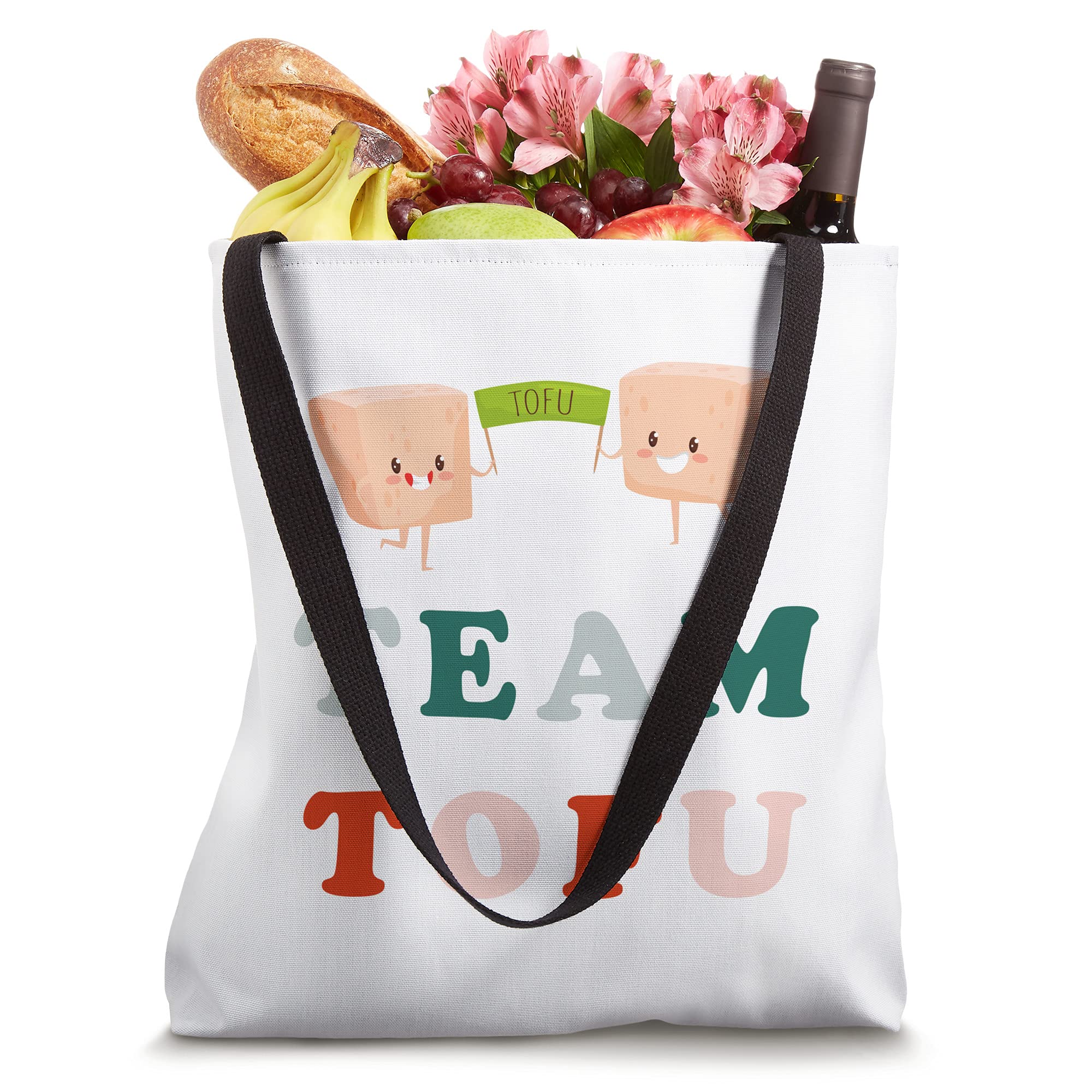 Team Tofu Tote Bag - Stylish Reusable Cotton Shopping Bag for Groceries, Beach & Daily Use | Eco-Friendly Fashion Accessory