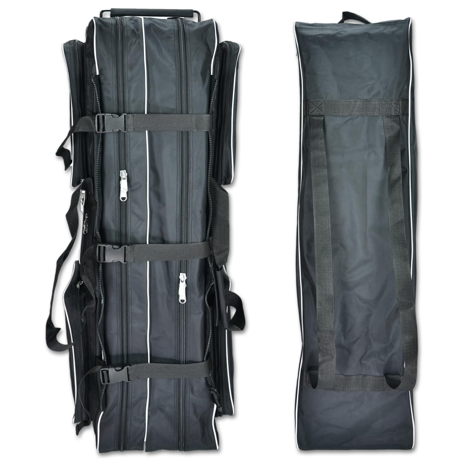 Competition Rolling Fencing Bag with Wheels & High-Top Weapon Storage - Durable Draw-Bar Fencing Gear Bag for Tournaments & Practice - Perfect for Foil, Epee & Sabre Fencers