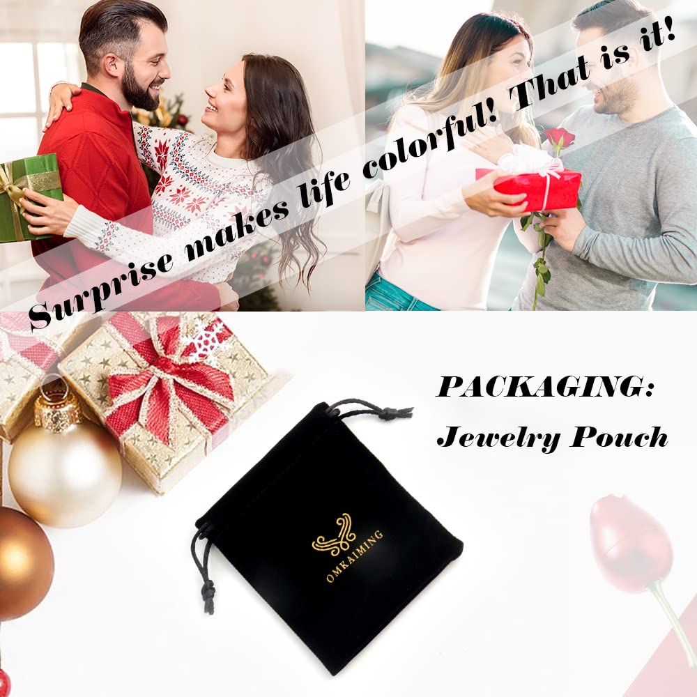 Oumi Stainless Steel Cross Necklace for Men & Women - Military Dog Tag with Inspirational Bible Verse - Religious Jewelry Gift for Christians, Baptism, Confirmation & Everyday Wear