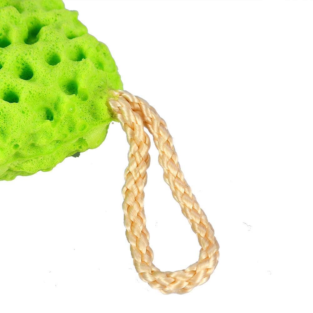 4 Colors Soft Sponge Body Bath Ball - Exfoliating Shower Scrubber for Smooth Skin | Spa & Bath Accessories | Gentle Cleansing for Daily Use (Green)