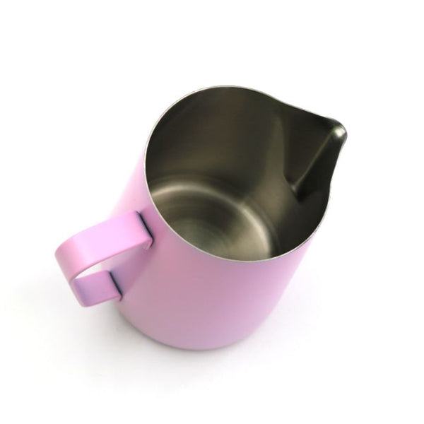 Premium Rhino Classic Milk Frothing Pitcher 450ml (15oz) - Barista-Grade Stainless Steel Milk Jug for Perfect Latte Art & Cappuccino Foam - Ideal for Home & Professional Coffee Shops, Cafes, and Espresso Bars