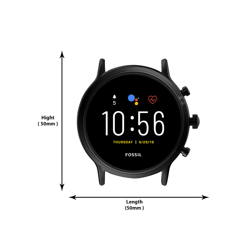 Fossil Gen 5 FTW4025 Smartwatch for Men & Women - Touchscreen Fitness Tracker with Heart Rate Monitor, GPS, NFC - Perfect for Workouts, Running & Everyday Use