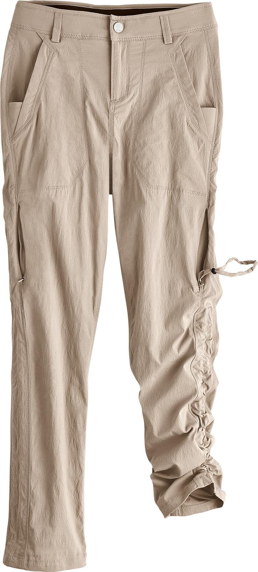Coolibar UPF 50+ Women's Sun Protective Fishing Pants - Lightweight Quick-Dry Outdoor Hiking & Beachwear